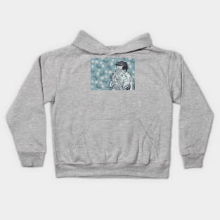 Blue In Fugue Kids Hoodie